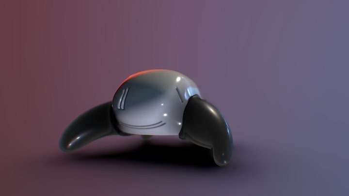 Futuristic Headcrab 3D Model