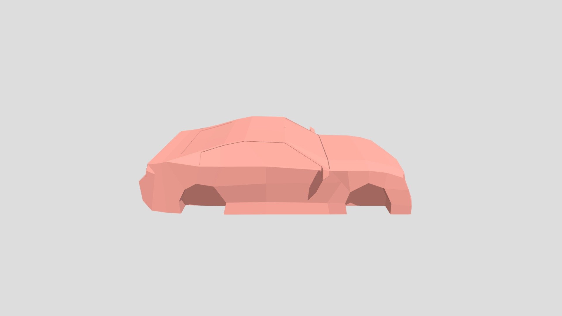 Low Poly Car For Starter Games