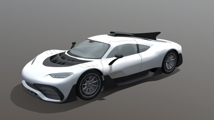 Mercedes AMG Project ONE 3D Model