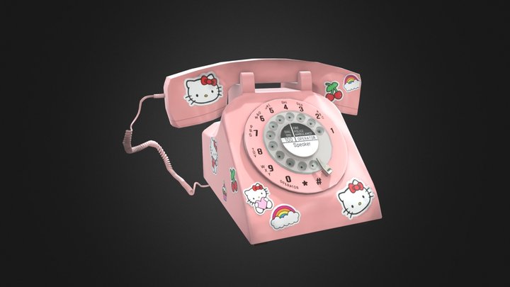 Dial Phone 3D Model