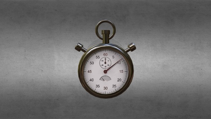 STOP WATCH 3D Model
