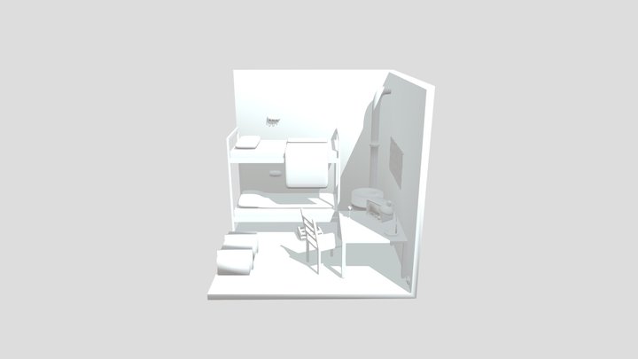 Soviet bunker 3D Model