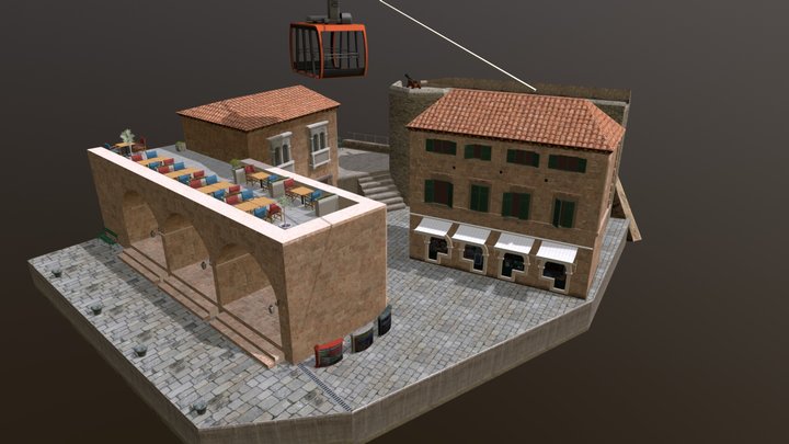 Dubrovnik_CityScene 3D Model