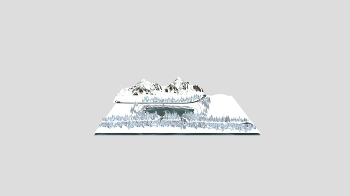 frozen lake – Modello 3D gratuito STL