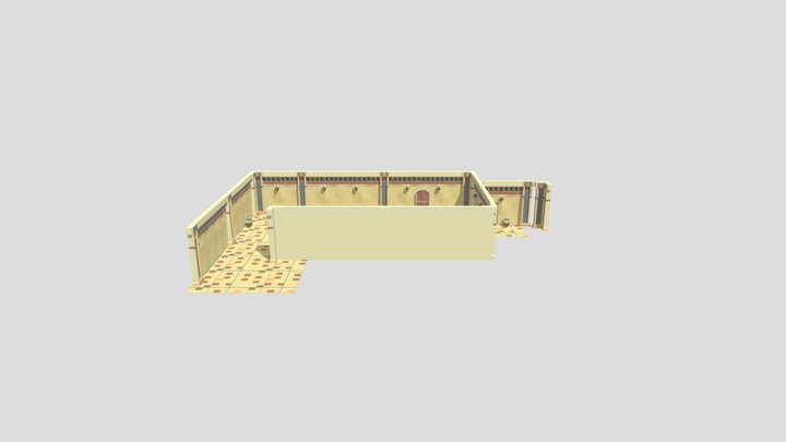 Basic Walls And Floor 3D Model