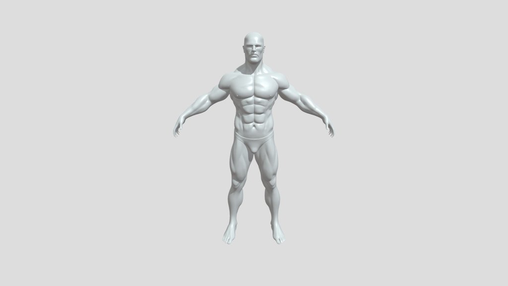 Muscular male figure