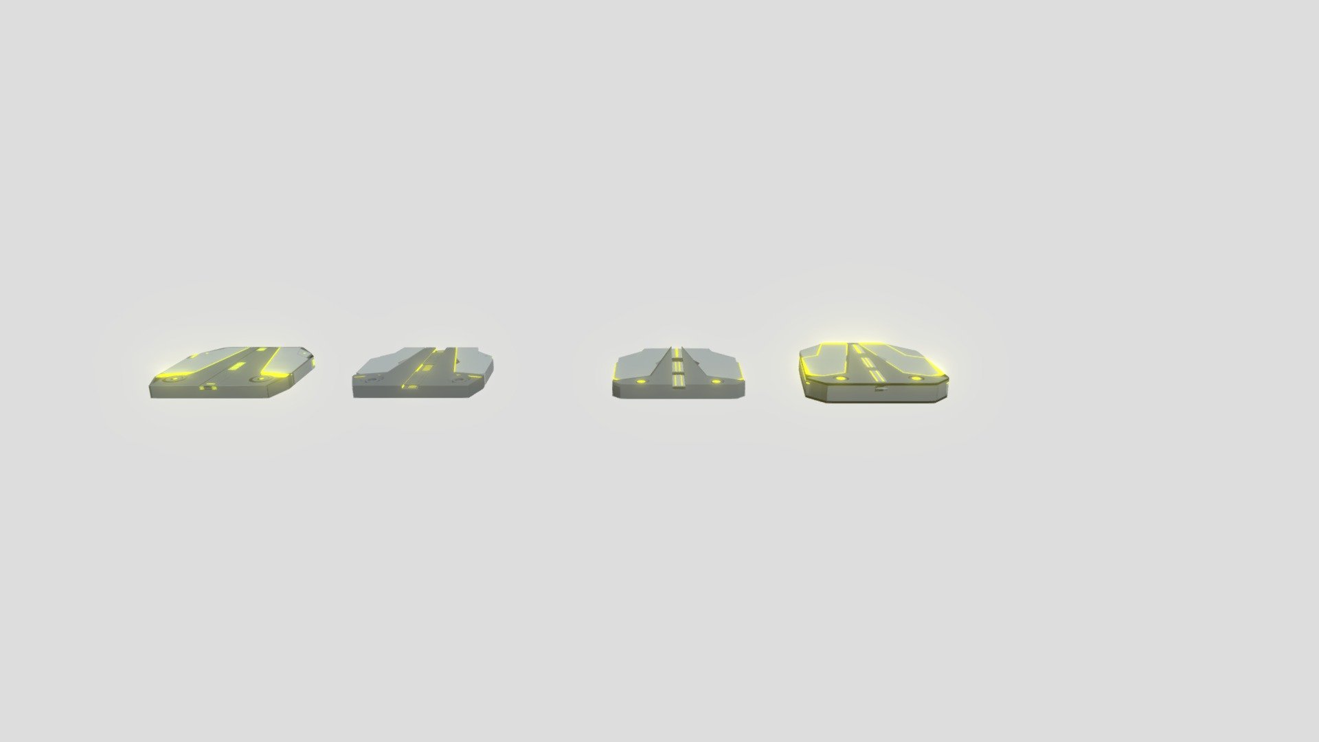SciFi-Floor (highpoly&lowpoly baking)