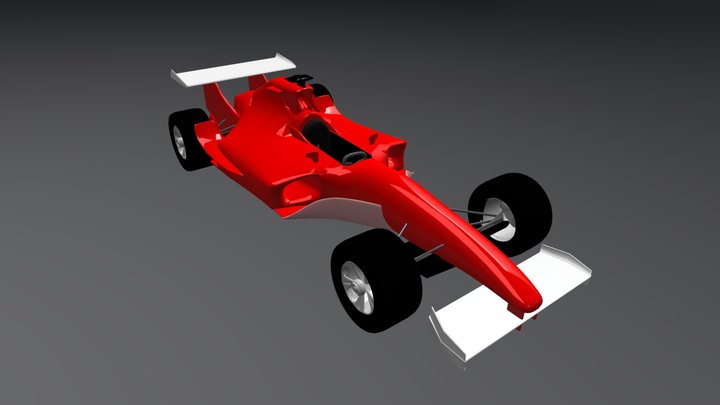 Auto F1 - Banner 3D Model