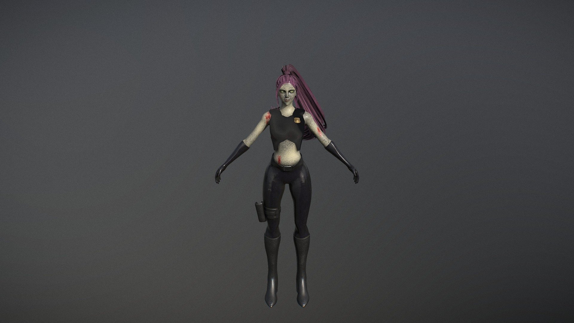 Model UVW Low Whithout Pistol Suit