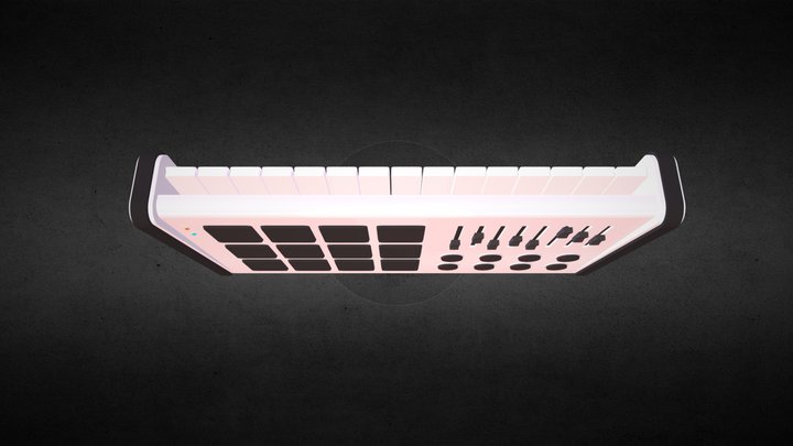 μ25 Midi Controller 3D Model