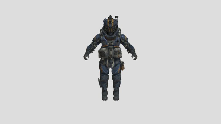 Holo Pilot Titanfall 2 3D Model