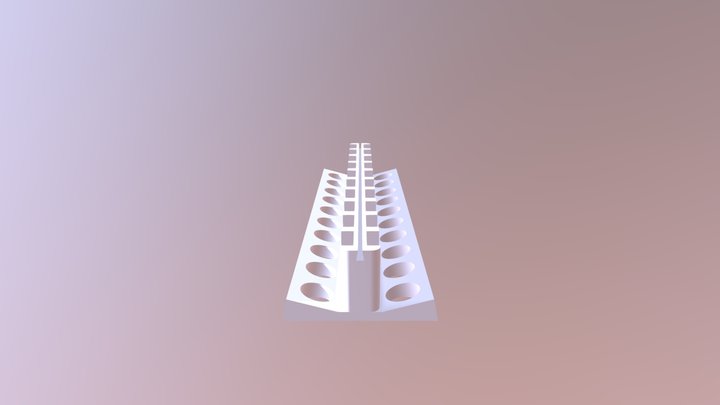 Magnetic rack/stand for -omics/biol experiments 3D Model