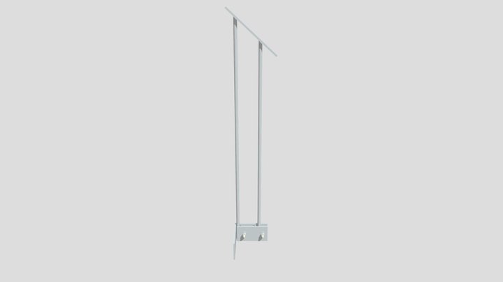69LR - 8 - Balustrade Clamp Maquette 3D Model