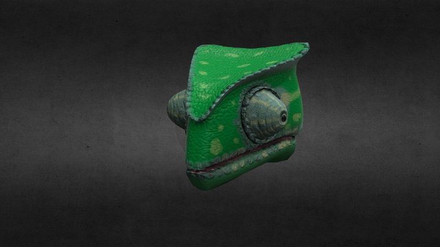 Chameleon Mask 3D Model