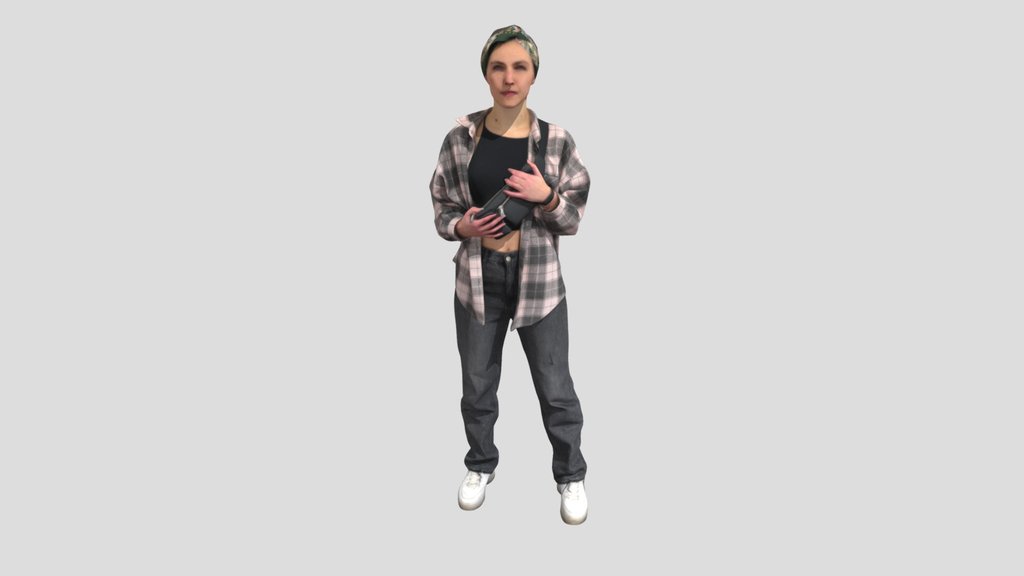 Girl In Plaid Shirt