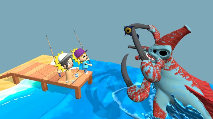 Careful What You Fish For... 3D Model