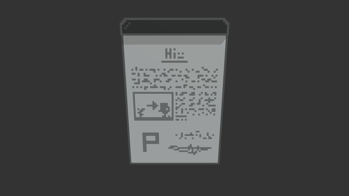 Pycle Something Pixel 3D Model