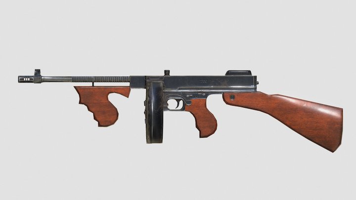 Thompson 1928  Low 3D Model