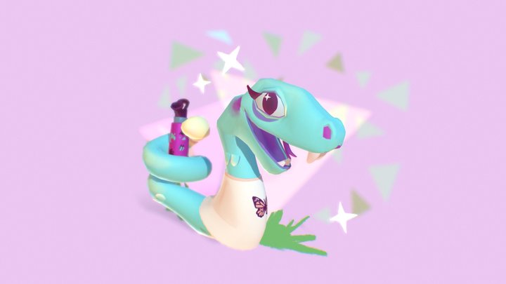 Vsssco: Animal Crossing Snake Concept! 3D Model