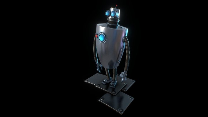 XYZ School [Daily 1/5] [Robot] 3D Model