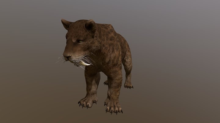 Ice Age Big Cat – Free 3D Model STL
