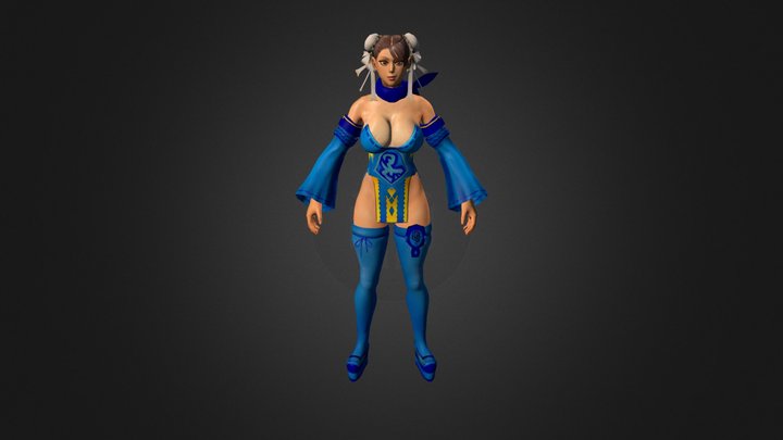 5qpewggnkp6o-SF4 Chun Li MOD2 3D Model