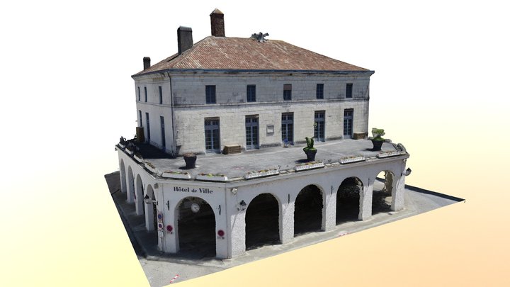 Mairie de Salies-de-Béarn 3D Model