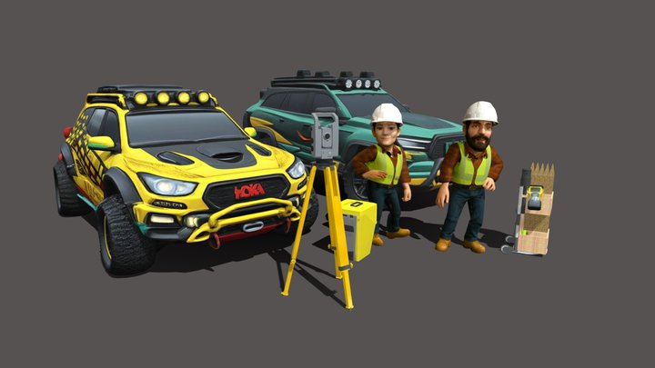 Team Trimble-OKA Mafate & Speedgoat – Gratis 3D-model STL