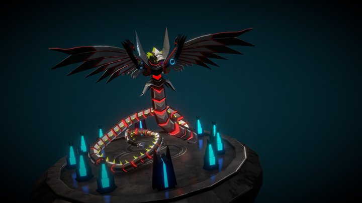 Cyber Dragon Infinity (Yu Gi Oh!) 3D Model