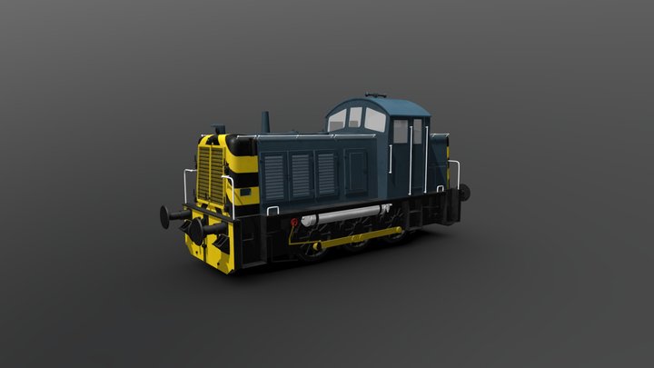 British Rail Class 07 Shunter Loco 3D Model