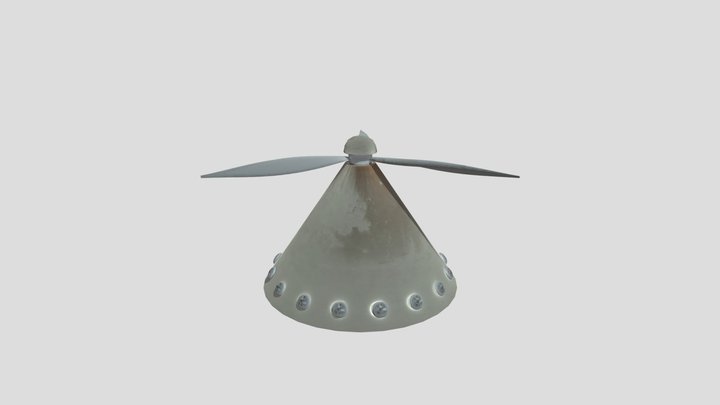 TIN ROTOR HAT 3D Model
