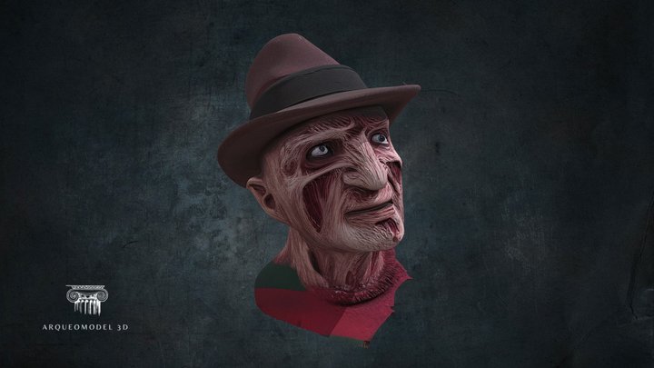 Freddy Krueger 3D Bust