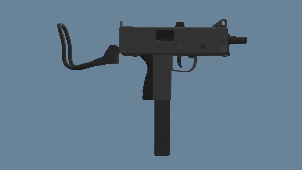 Ingram MAC-10 (Low-Poly)