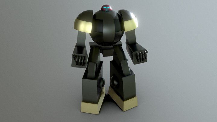 Elemental Hero Clayman (Yugioh) 3D Model