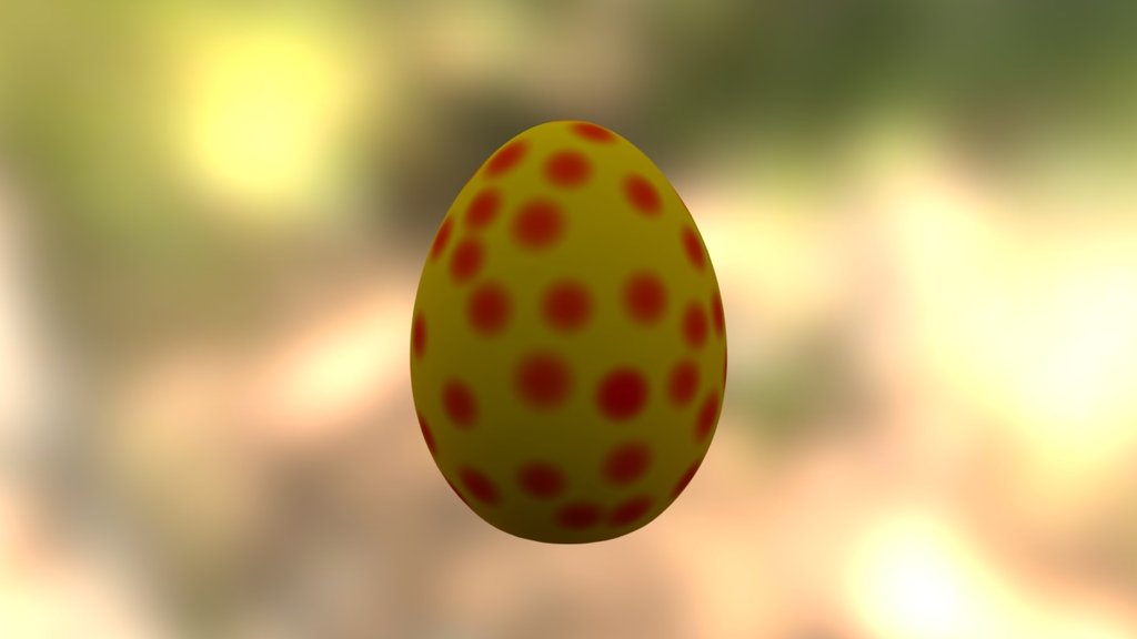Easter egg - 3D model by thegoldengolems [2890ab1] - Sketchfab