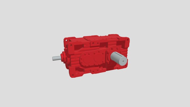 big red motor 400x400 3D Model