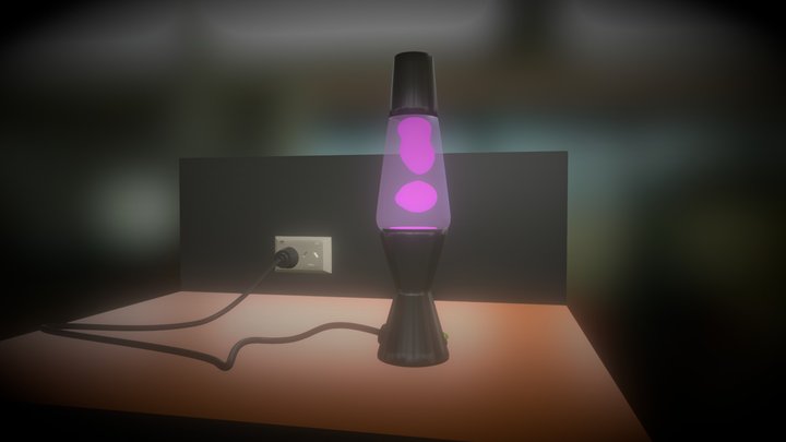Lava Lamp 3D Model
