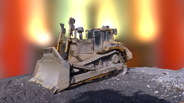 D8R Dozer 3D Model
