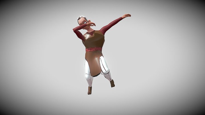 Steve on a mad one 3D Model