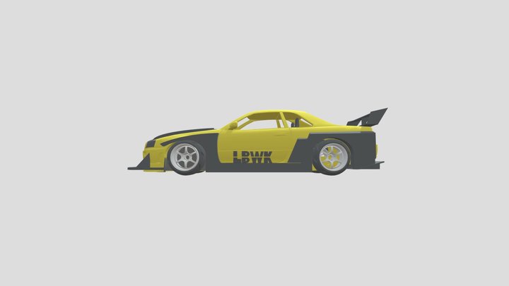 Liberty Walk Skyline GTR 3D Model