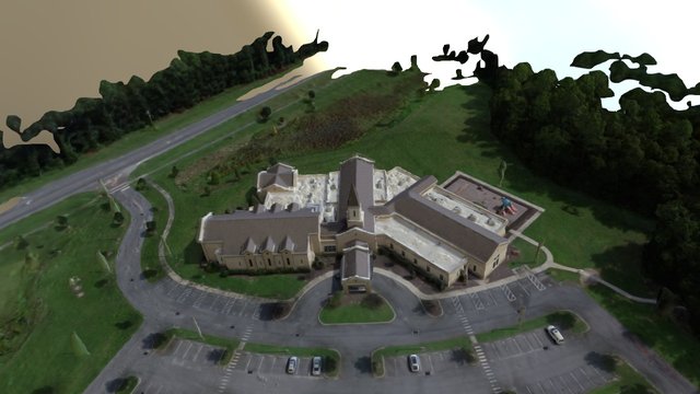 First Baptist Church 3D 3D Model