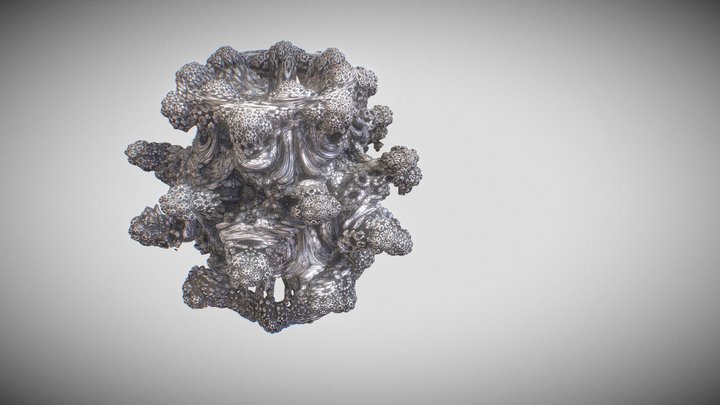 Integer boobs fractal scan 3D Model