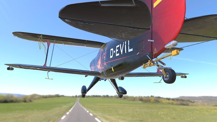 Pitts Special Stuntplane 3D Model