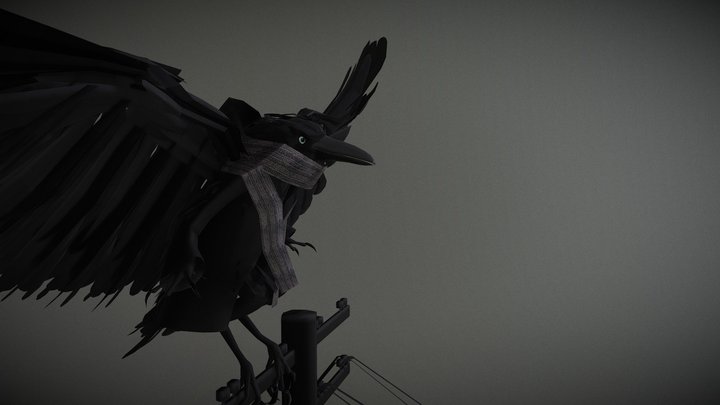 CrowGuy 3D Model