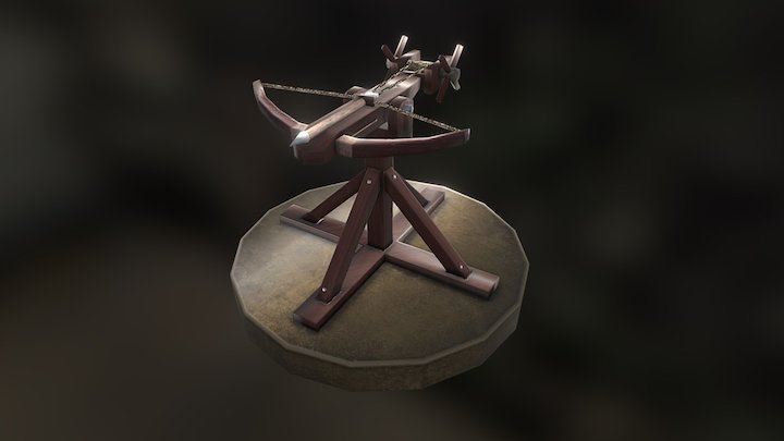 Ballista Turret 3D Model