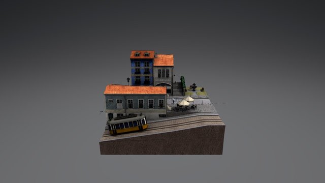 CityScene Lisbon 3D Model