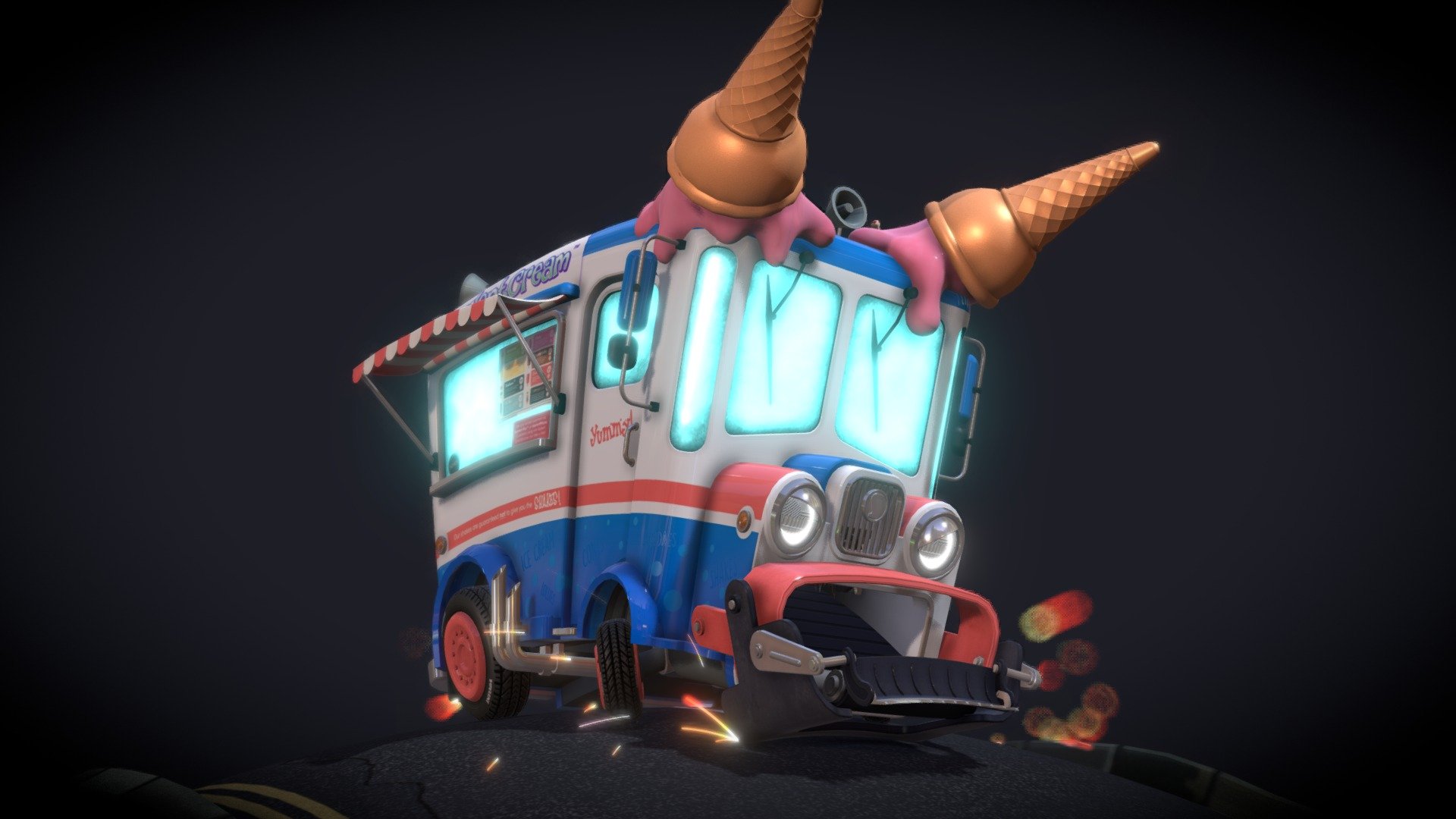 Soylent Cream Ice Cream Truck