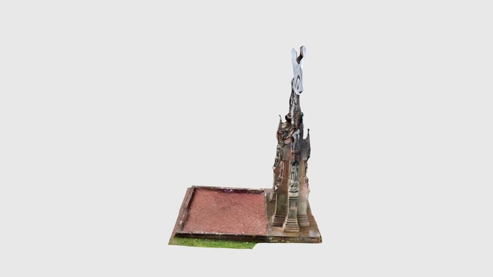 Rosslyn Chapel - Gravestone - Mesh 3D Model