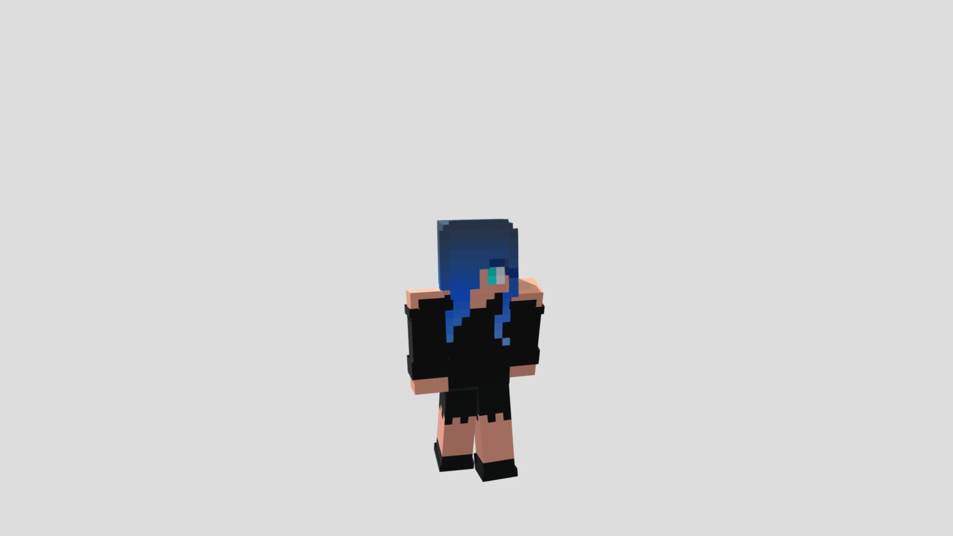 May the 4th be with you. Minecraft unicorn girl — Sketchfab embed 3D viewer