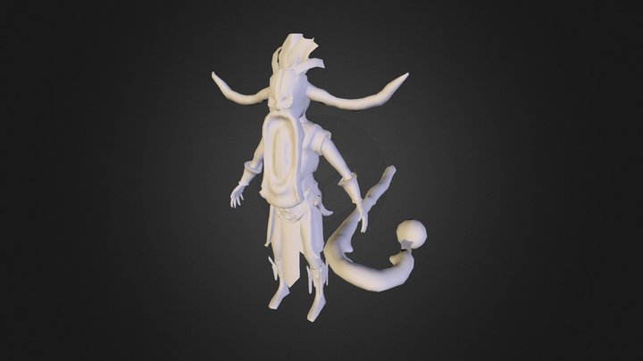 Witch Doctor 3D Model